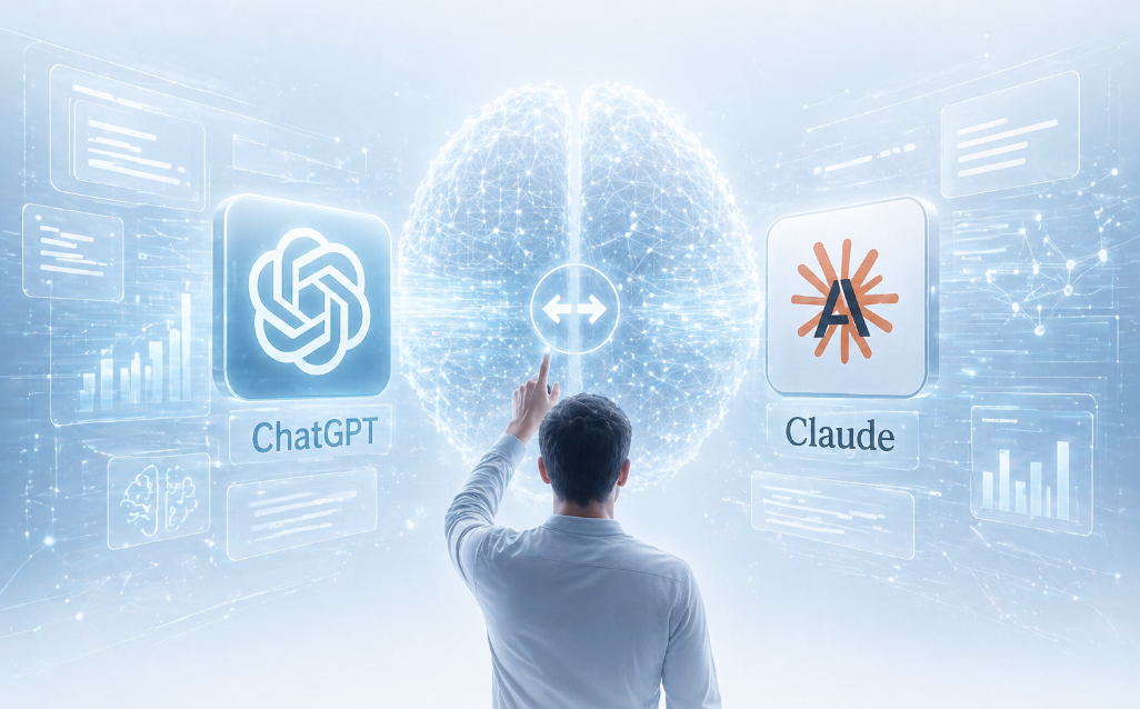 Claude vs ChatGPT usporedba – odluka korisnika između AI alata